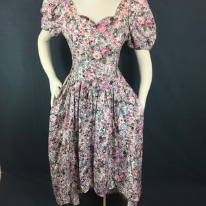 Vintage floral dress